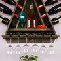 Hanah Home Raf072 Estante de Cocina en Roble Oscuro